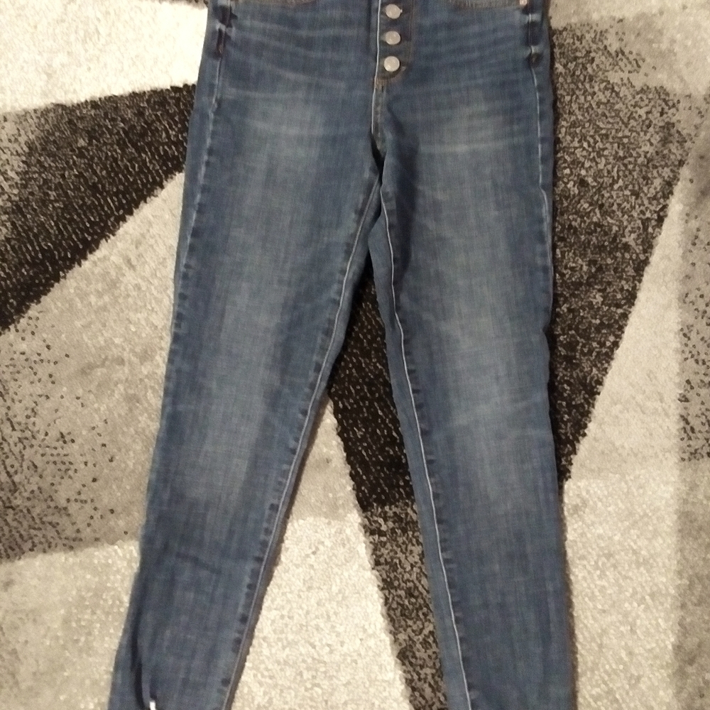 Women Gap Skinny Cropped Jeans Size 26